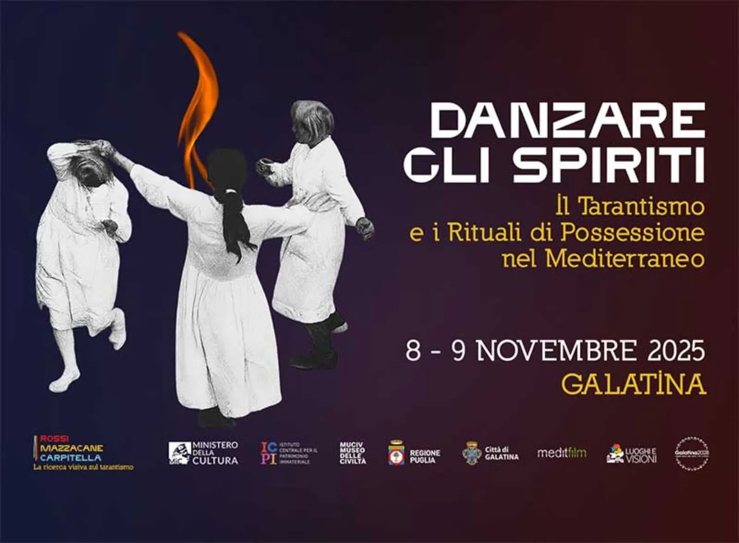 Galatina si racconta con “Danzare gli spiriti: il tarantismo e i rituali di possessione nel Mediterraneo”.

🌐 www.galatina24.it