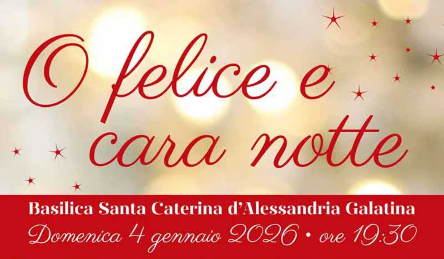 Galatina: la Basilica di Santa Caterina d’Alessandria ospita il concerto “O felice e cara notte”.

🌐 www.galatina24.it