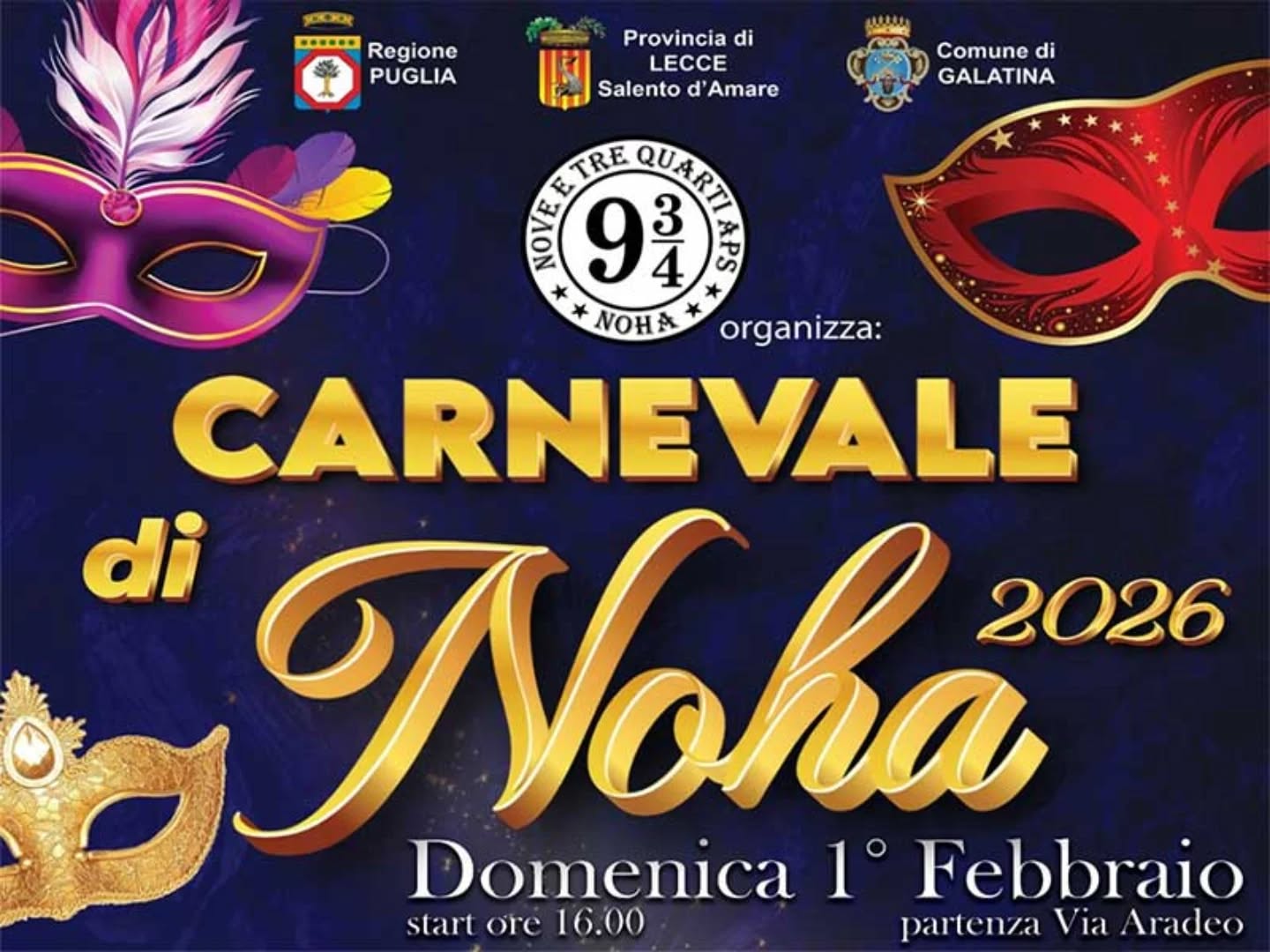 Il Carnevale parte da Noha: la grande sfilata inaugurale apre la stagione dei carri

🌐 www.galatina24.it