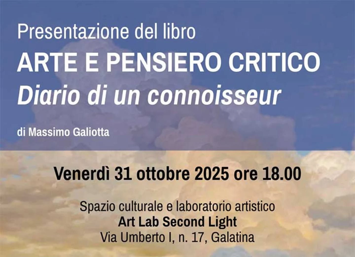 “Arte e pensiero critico”, a Galatina la presentazione dell’ultimo libro di Massimo Galiotta

🌐 www.galatina24.it