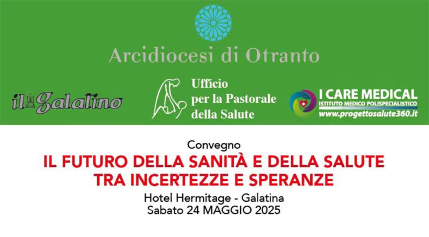 “Il futuro della sanità e della salute tra incertezze e speranze”, un convegno a Galatina
🌐 www.galatina24.it