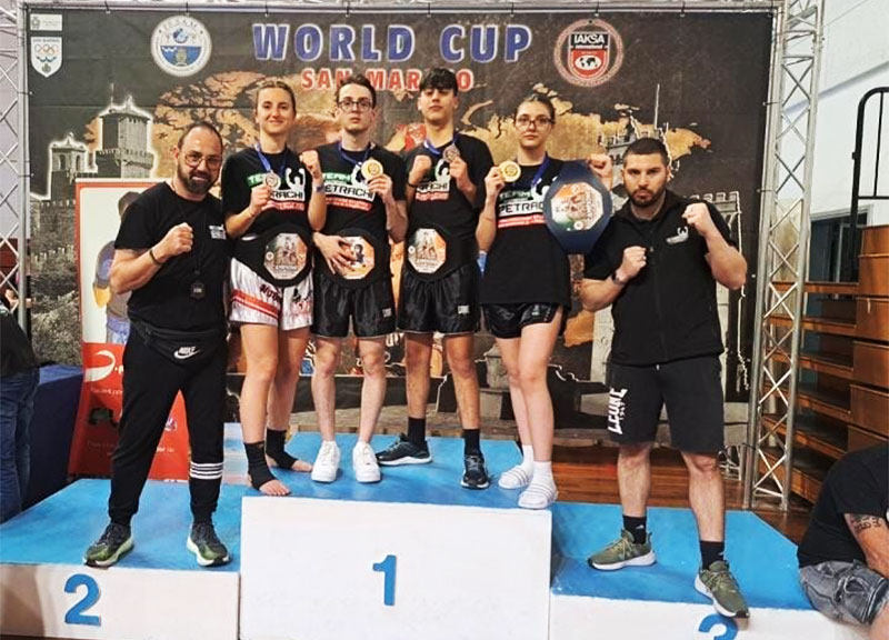 Il Team Multisport Petrachi fa incetta di medaglie alla “World Cup Championship” di kickboxing Il Team Multisport Petrachi fa incetta di medaglie alla “World Cup Championship” di kickboxing