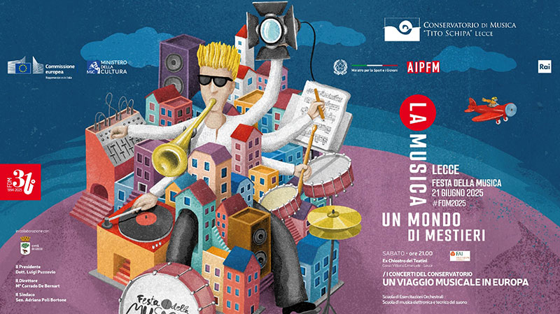 “Festa della musica” nell’ex Chiostro dei Teatini, un viaggio in Europa “Festa della musica” nell’ex Chiostro dei Teatini, un viaggio in Europa