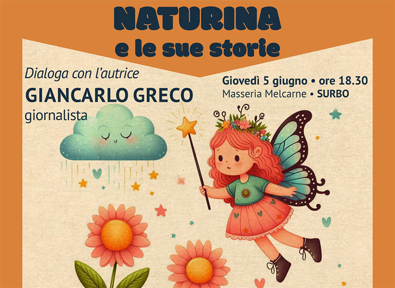 Novità editoriale per l’infanzia: arriva “Naturina e le sue storie” di Antonella Miccoli Novità editoriale per l’infanzia: arriva “Naturina e le sue storie” di Antonella Miccoli