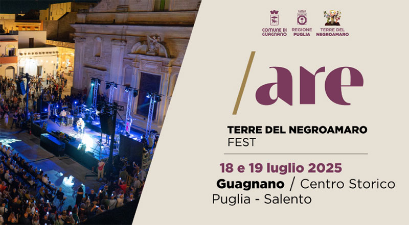 “are Fest”, torna l’appuntamento salentino che celebra il vitigno Negroamaro “are Fest”, torna l’appuntamento salentino che celebra il vitigno Negroamaro