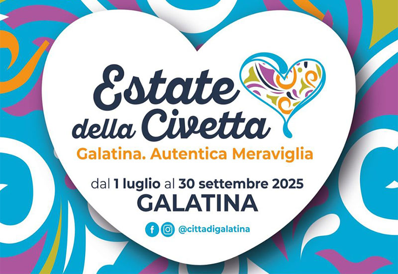 Galatina: gli appuntamenti settimanali dell’Estate della Civetta 2025 Galatina: gli appuntamenti settimanali dell’Estate della Civetta 2025