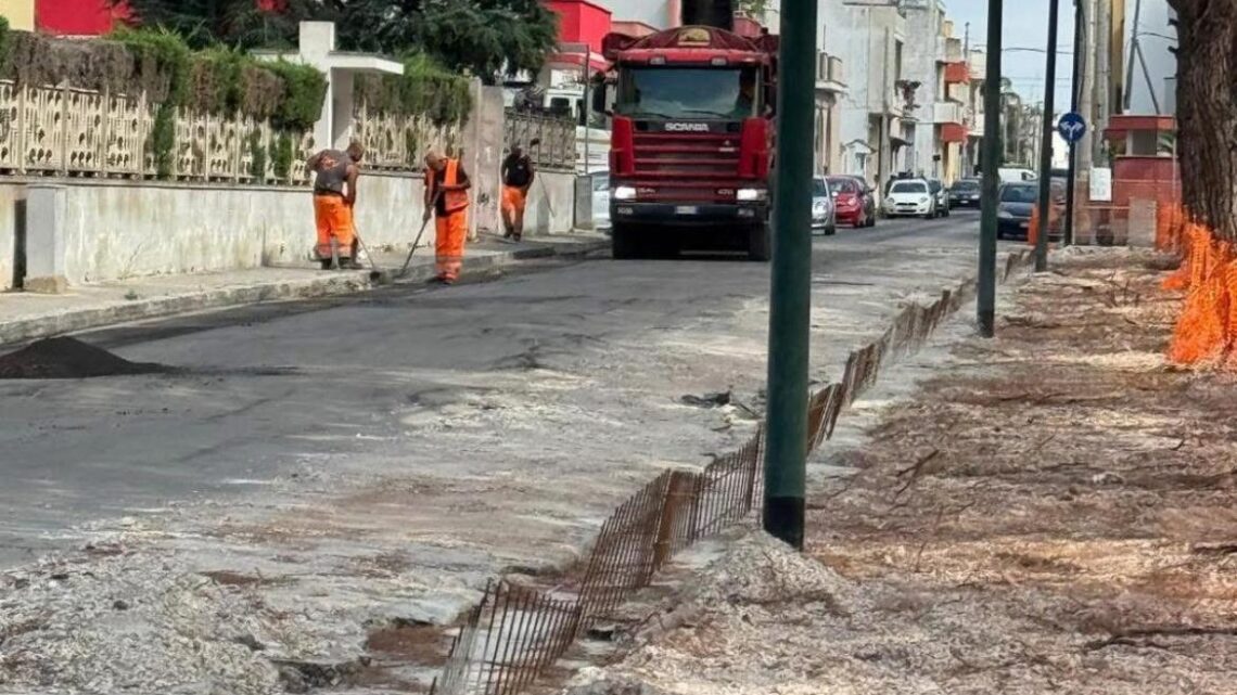 Galatina: attivi sul territorio cantieri per il decoro urbano e la sicurezza Galatina: attivi sul territorio cantieri per il decoro urbano e la sicurezza