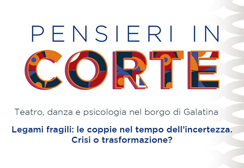 Alto gradimento per la rassegna “Pensieri in Corte” organizzata dal Centro “Nova Mentis” di Galatina Alto gradimento per la rassegna “Pensieri in Corte” organizzata dal Centro “Nova Mentis” di Galatina