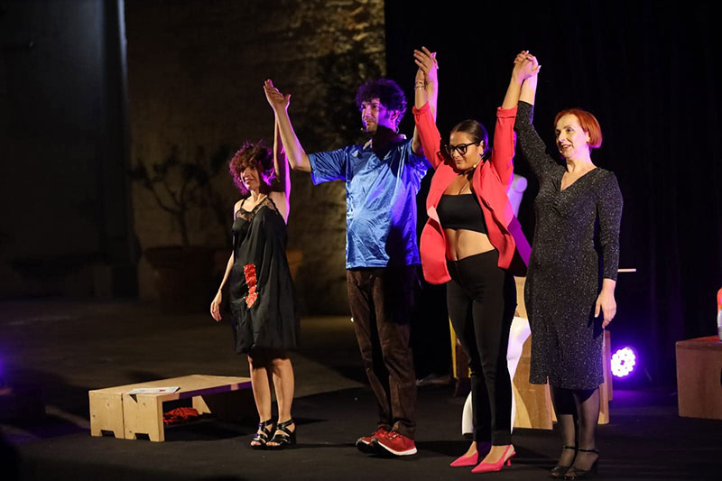 In scena “Rosso Rame”, spettacolo ispirato a Dario Fo e alla sua musa ispiratrice In scena “Rosso Rame”, spettacolo ispirato a Dario Fo e alla sua musa ispiratrice
