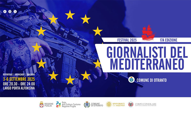 Al via l’edizione 2025 del Festival Giornalisti del Mediterraneo Al via l’edizione 2025 del Festival Giornalisti del Mediterraneo