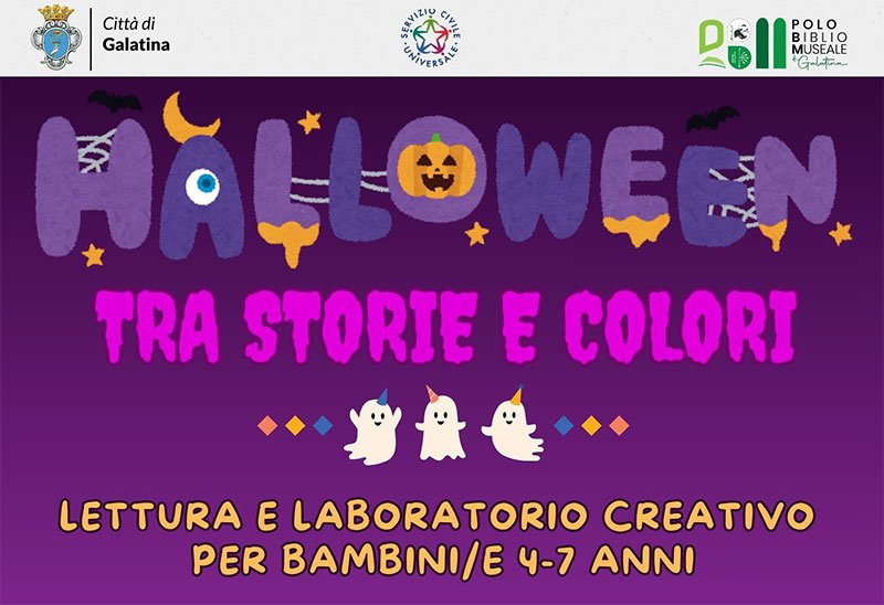 “Halloween tra storie e colori”: a Galatina un laboratorio creativo per bambini “Halloween tra storie e colori”: a Galatina un laboratorio creativo per bambini