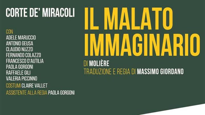Riapre il teatro Corte de’ Miracoli con “Il malato immaginario” di Molière