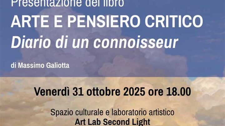 “Arte e pensiero critico”, a Galatina la presentazione dell’ultimo libro di Massimo Galiotta