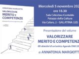 Galatina: valorizzare merito e competenze, se ne parla nel nuovo libro di Annatonia Margiotta