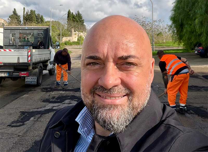 Avviati i lavori di sistemazione del manto stradale dell’area industriale di Galatina