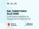 Il nodo Galattica di Galatina organizza l’incontro “Dal territorio alle idee”