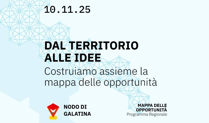 Il nodo Galattica di Galatina organizza l’incontro “Dal territorio alle idee”