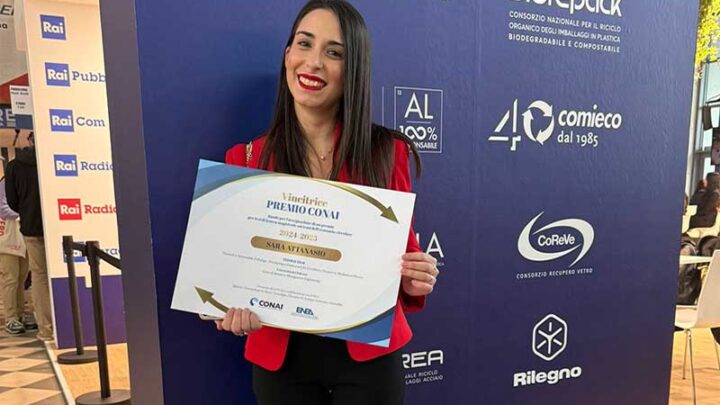 A Sara Attanasio il premio CONAI-ENEA per la migliore tesi di laurea dedicata all’economia circolare