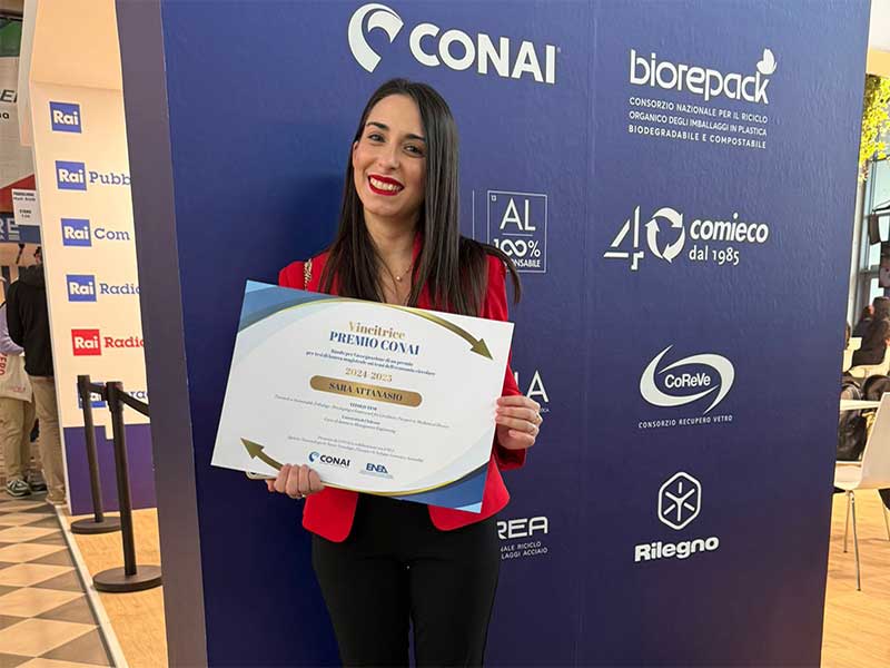 A Sara Attanasio il premio CONAI-ENEA per la migliore tesi di laurea dedicata all’economia circolare