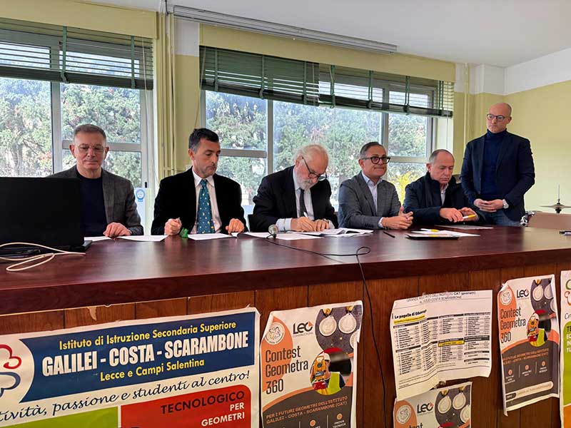 Rete GeoNet: scuola, imprese e professionisti insieme per formare i geometri del futuro