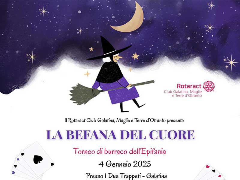 Torneo di burraco solidale del Rotaract Club di Galatina in favore di Bimbulanza