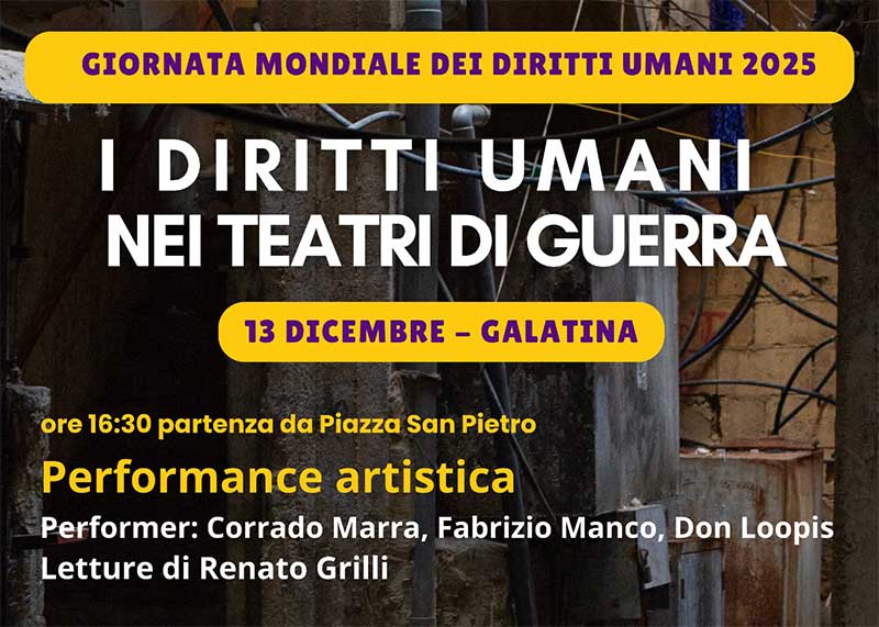 “I diritti umani nei teatri di guerra”: un evento organizzato a Galatina dal Club per l’UNESCO