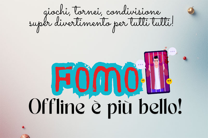 “FOMO – Offline è più bello!”: continuano le iniziative promosse da ASD Secyd di Noha