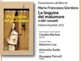 “Le linguine del malumore e altri racconti”, il nuovo libro di Maria Francesca Giordano