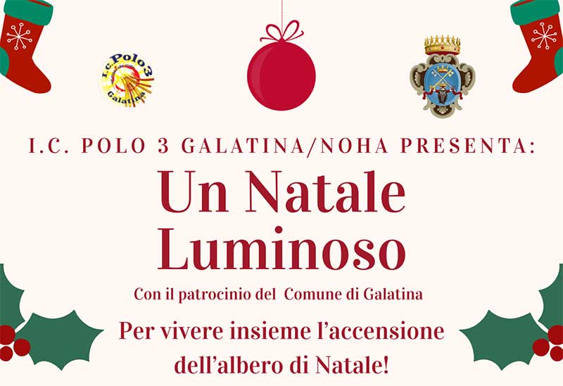 Natale 2025: un ricco cartellone di appuntamenti per il Polo 3 di Galatina-Noha