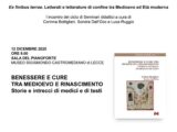 Benessere e cure tra Medioevo e Rinascimento: storie e intrecci di medici e di testi