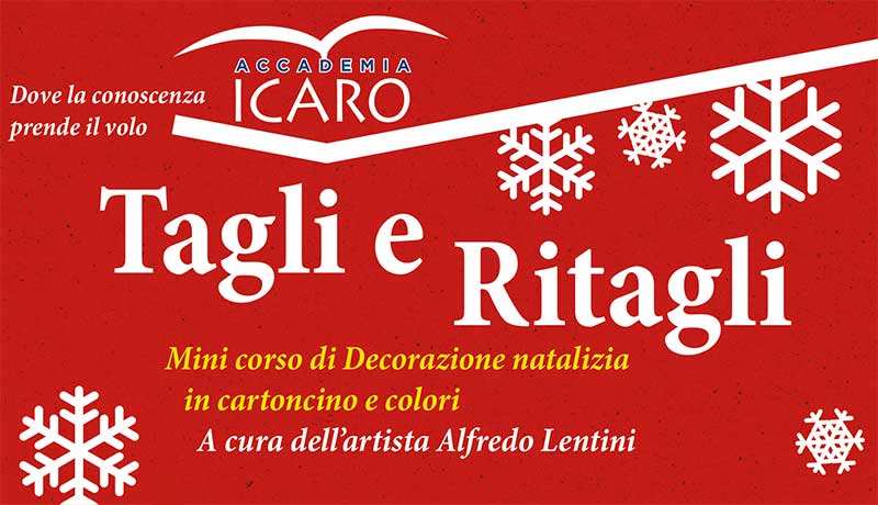 “Tagli e Ritagli”, un mini corso di decorazione natalizia per famiglie