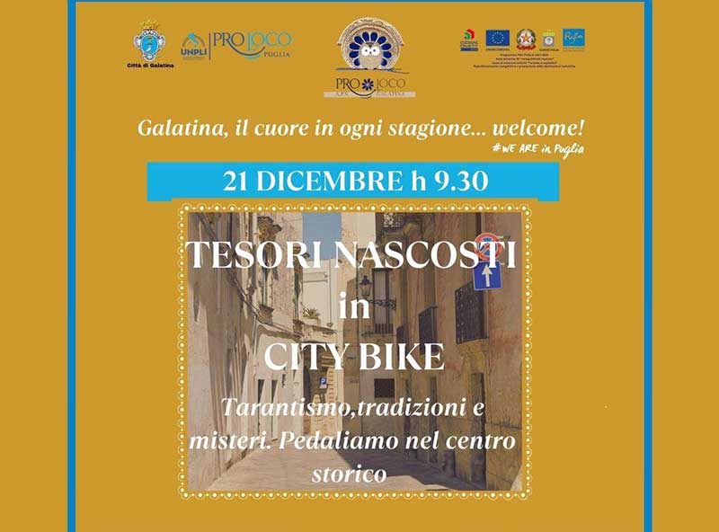 “Tesori nascosti in city bike”: un tour gratuito nel centro storico di Galatina
