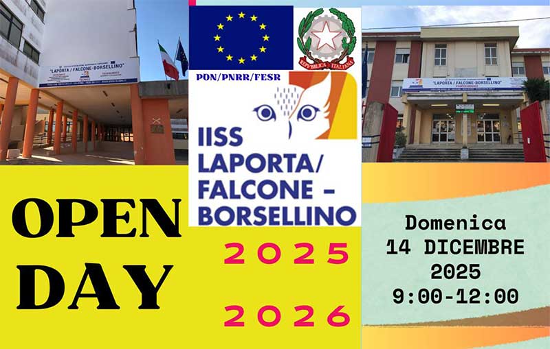 Open Day all’IISS “Laporta/Falcone-Borsellino” di Galatina