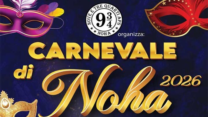Il Carnevale parte da Noha: la grande sfilata inaugurale apre la stagione dei carri