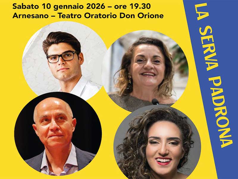 “La serva padrona” di Pergolesi apre la stagione concertistica di Opera Prima