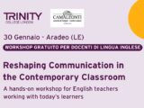 Ad Aradeo un workshop gratuito per docenti di lingua inglese