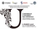 Filosofia moderna e tema dell’universale: due giornate di studio all’Università del Salento