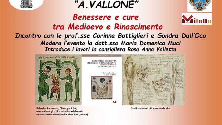 “Benessere e cure tra Medioevo e Rinascimento”. Incontro all’Università Popolare di Galatina