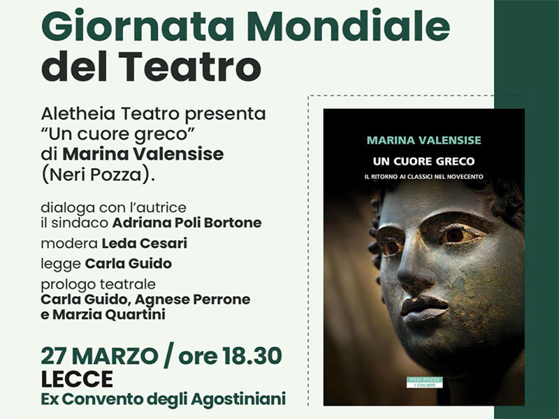La scrittrice Marina Valensise presenta il suo ultimo libro “Un cuore greco”