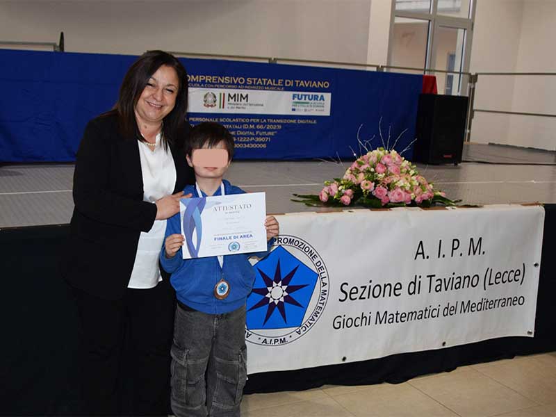 Polo 1 Galatina. Il talento che nasce tra i banchi: Tommaso e la magia dei numeri