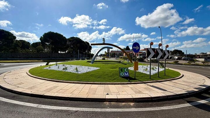 Galatina: un nuovo volto all’ingresso della città con la riqualificazione della rotatoria sulla SP 362