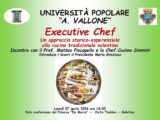 Il prof. Matteo Piscopello e lo chef Cosimo Simmini ospiti dell’UniPopolare di Galatina