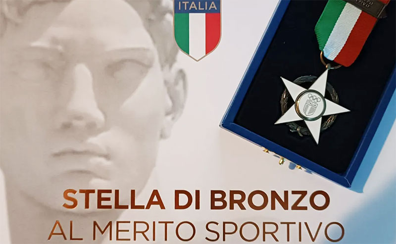 A Daniele Masciullo la Stella di Bronzo al Merito Sportivo del CONI