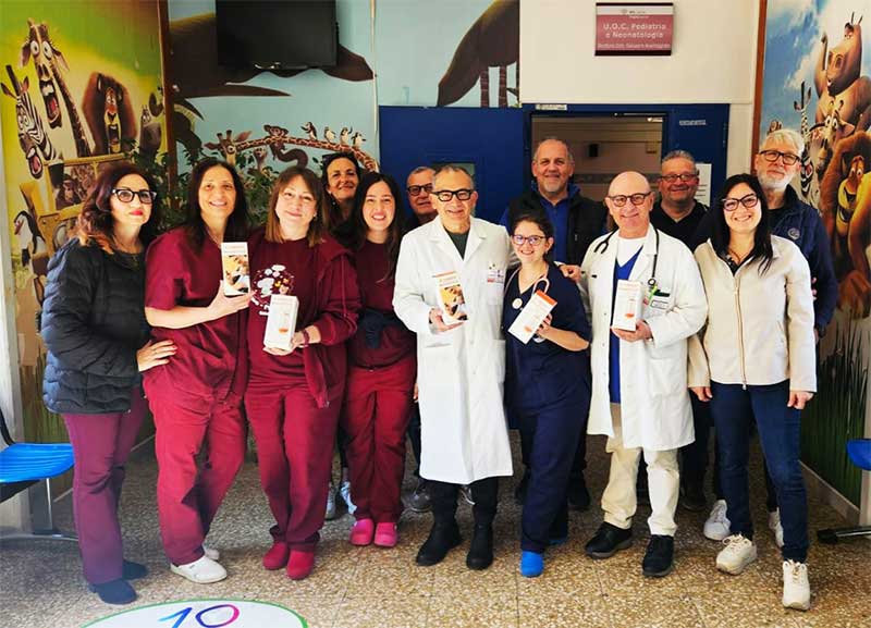 Il Consiglio di Quartiere Rione Italia dona i distanziatori pediatrici al reparto di Pediatria dell’Ospedale di Galatina