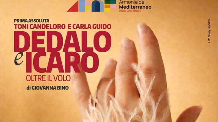 Al Teatro Paisiello in scena Toni Candeloro e Carla Guido con “Dedalo e Icaro, oltre il volo”