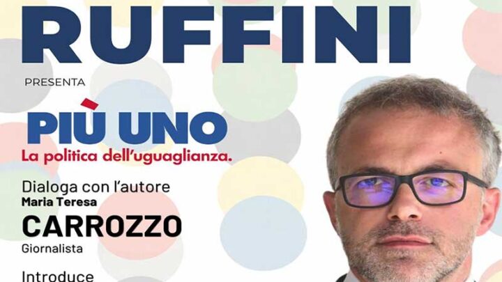 Galatina: Ernesto Maria Ruffini presenta il libro “Più Uno. La politica dell’uguaglianza”