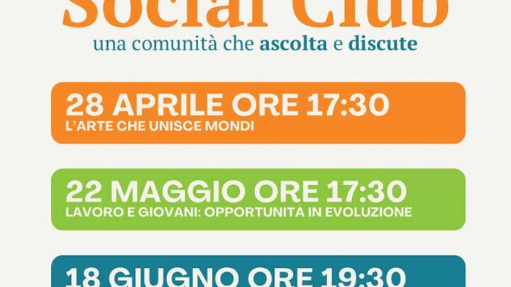 Social Club: a Galatina i nuovi spazi di incontro e confronto del Nodo Galattica