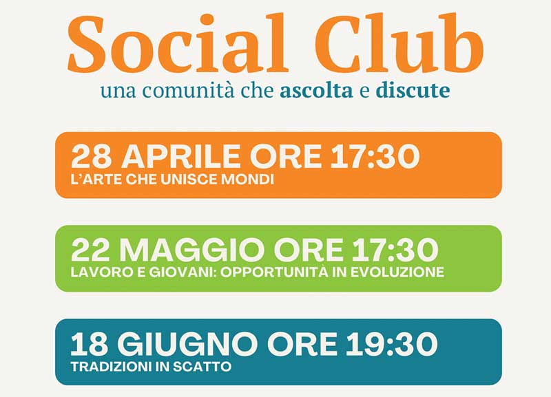 Social Club: a Galatina i nuovi spazi di incontro e confronto del Nodo Galattica