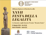 Il centro antiviolenza Renata Fonte organizza la “Festa della legalità”
