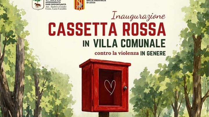 “Un cuore protetto” onlus di Noha partecipa all’inaugurazione della Cassetta Rossa a Lecce